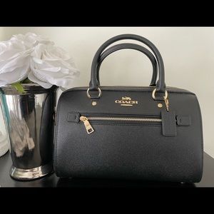 Beautiful Coach Rowan Satchel with Crossbody Strap -  Leather - Brand New!